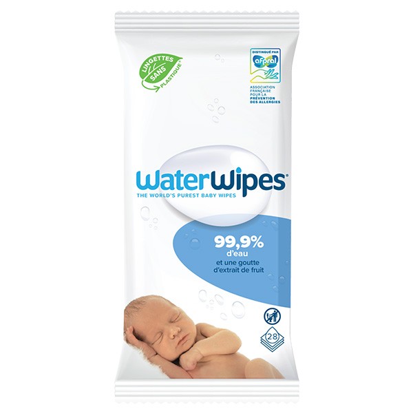 WaterWipes Lingettes Pures 28 unités