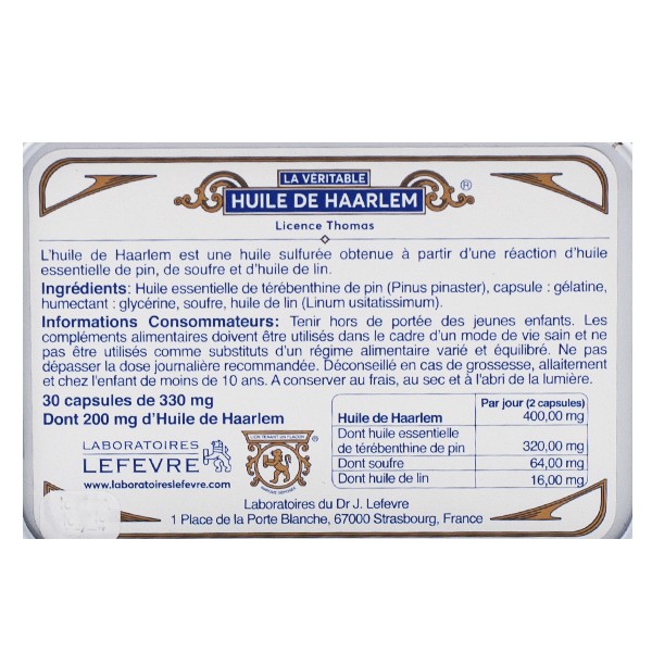 Lefevre De Haarlem Originale Boîte Métallique Collector 30 capsules