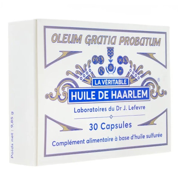 Huile De Haarlem Originale 30 capsules