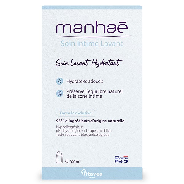 Soin Intime Hydratant - Soulage & calme incort et irritations - 200 ml - Manhaé