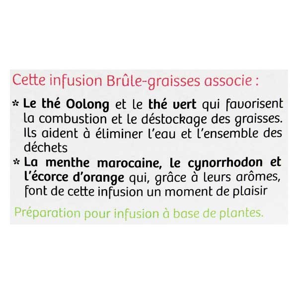 Nutrisanté Infusion Bio Brûle-Graisses 20 sachets