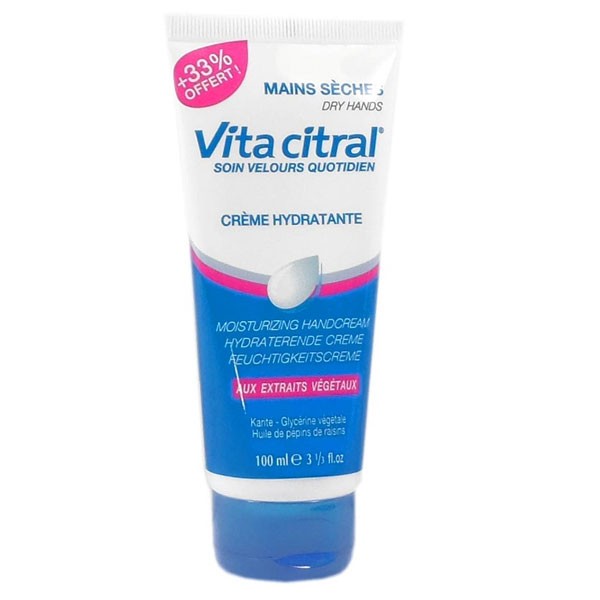 VitaCitral Crème Hydratante Mains Sèches 100ml