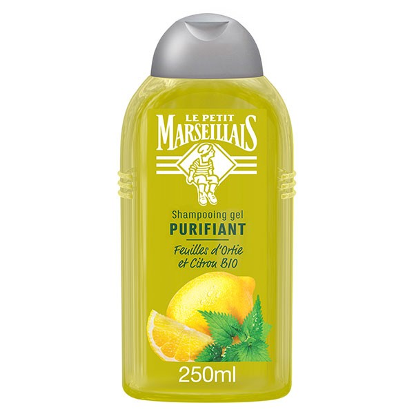 LE PETIT MARSEILLAIS Shampoing Ortie et Citron BIO, cheveux regraissant vite