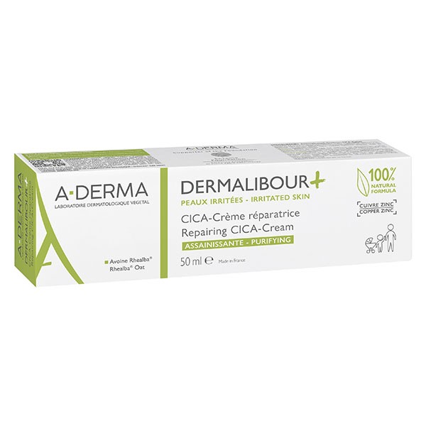 A-Derma Dermalibour+ Cica-Crème Réparatrice Assainissante 50ml