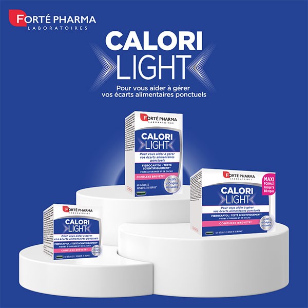 Forté Pharma Calorilight - Capteur de Graisses Minceur Perte de Poids 60 Gélules