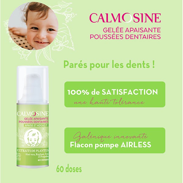 Calmosine Gelee Apaisante Poussee Dentaire 15ml Prix Bas