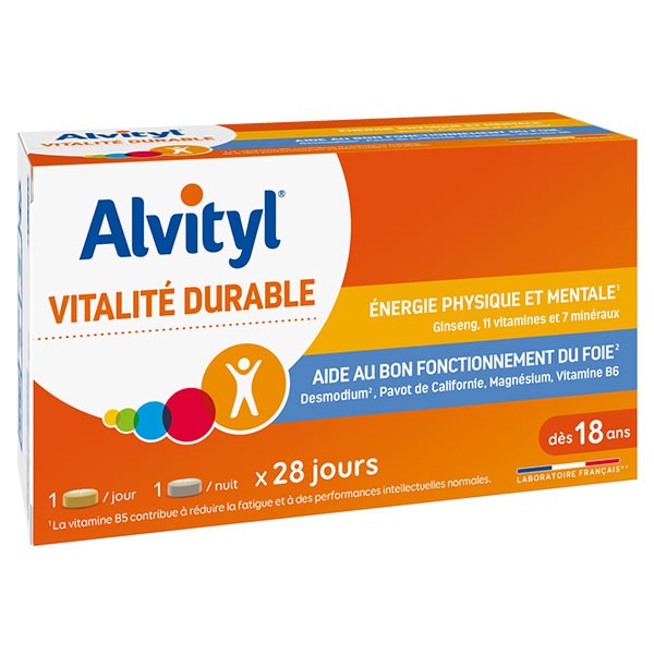 Alvityl Vitalité Durable 56 comprimés