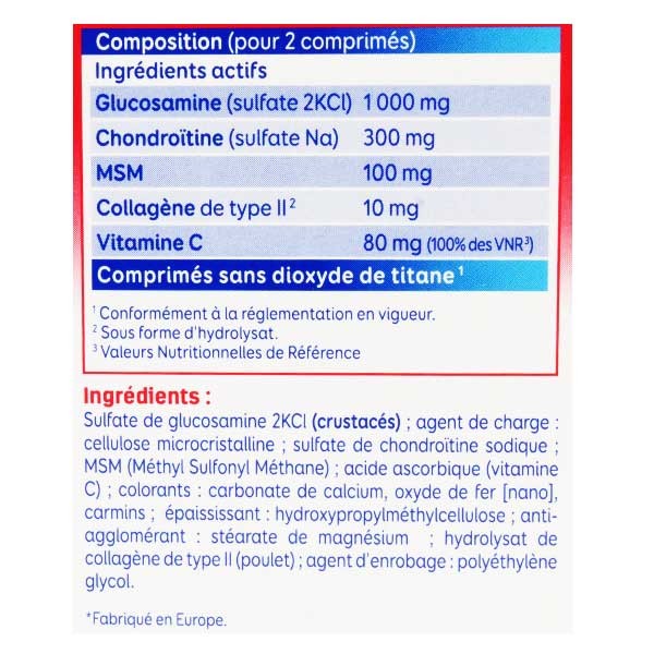 Alvityl Chondro Flex Mobilité Articulaire Chondroïtine Glucosamine Collagène  60 comprimés