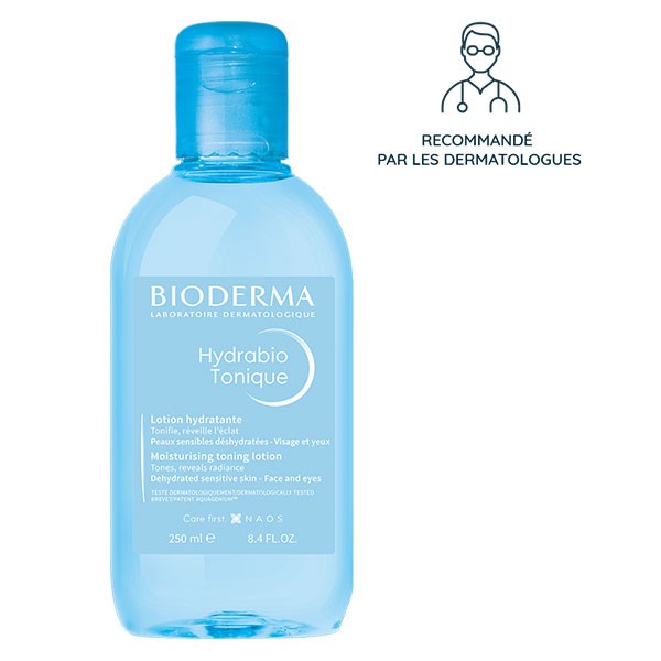 Bioderma Hydrabio Tonique Lotion Hydratante Peaux Sensibles Déshydratées 250ml
