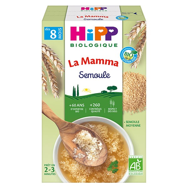 Hipp Bio La Mamma Semoule +8m 320g