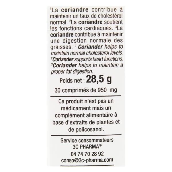 3C Pharma Lipostérol Fort 30 comprimés