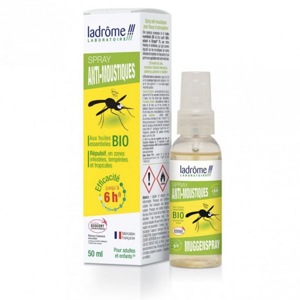 Ladrôme Ete Insecte Spray Anti-Moustiques Bio 50ml