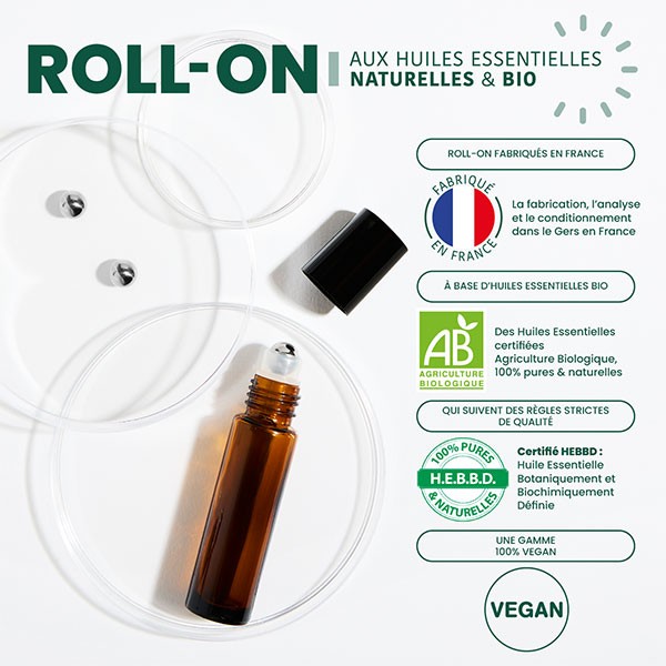 ROLL'ON Huiles Essentielles BIO 5ml IMPERFECTIONS