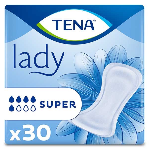 TENA Lady Serviette Hygiénique Super 30 unités