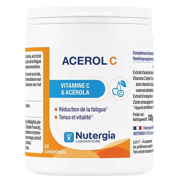 Nutergia Acerol C Vitamine C 60 comprimés
