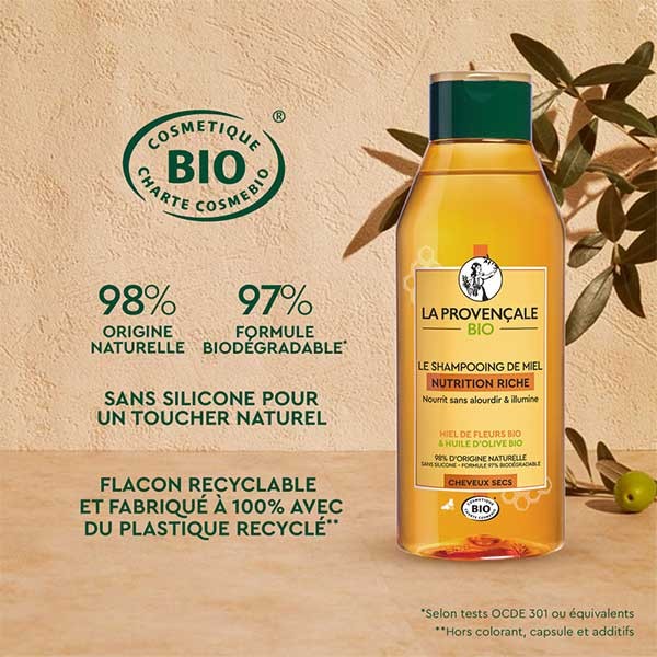 La Provençale Bio Nutrition Riche Soin sans rinçage de Miel