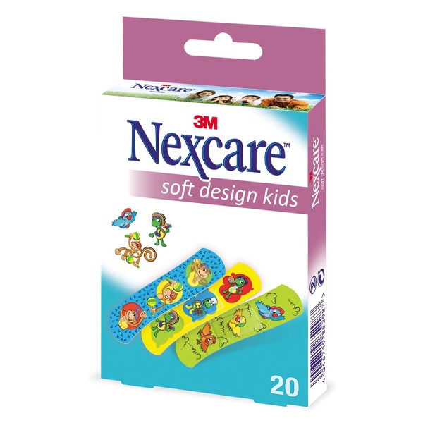 Nexcare Soft Kids 20 pansements