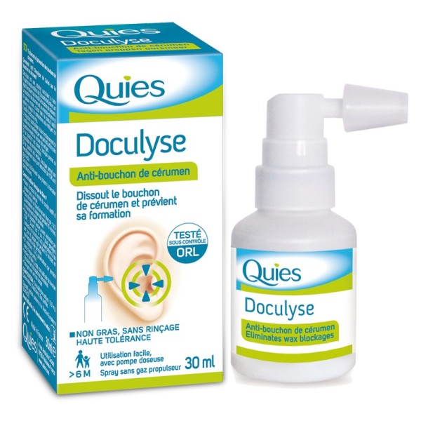 Spray auriculaire Doculyse anti bouchon de cérumen