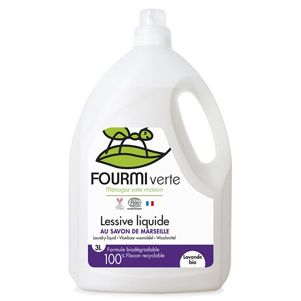 Fourmi Verte Lessive Liquide Lavande Bio 1,5L