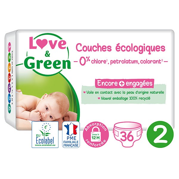 Couches Love and Green taille 4 - Love And Green