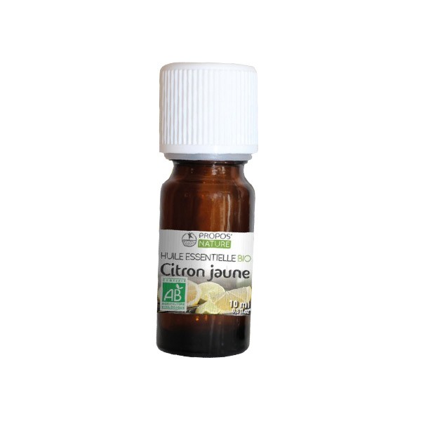 Citron Jaune 10ml - Huile essentielle biologique 