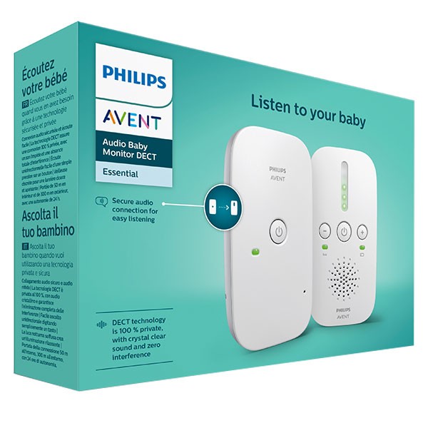 Philips Avent Babyphone - Intérieur - Blanc