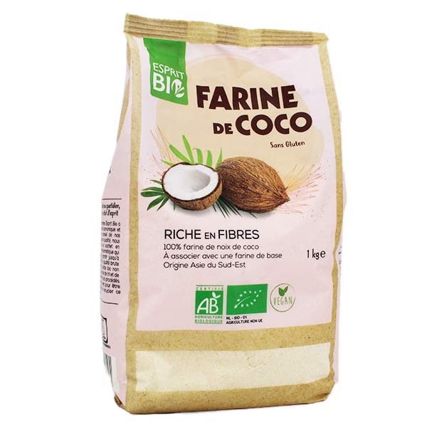 Esprit Bio Farine de Coco Bio 1kg