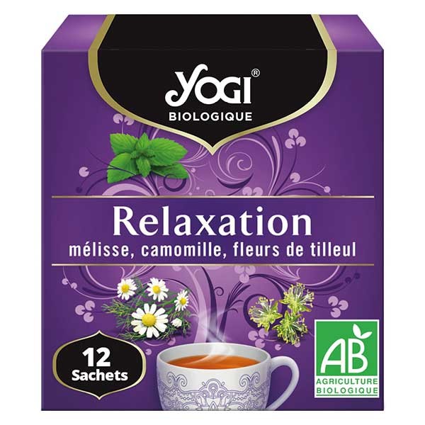 Relax Infusion Yogi Tea, 17 sachets
