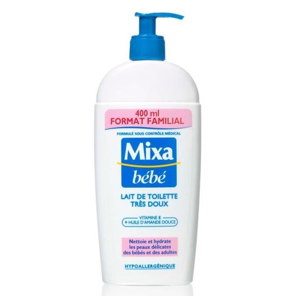 Mixa Bebe Lait De Toilette Tres Doux 400ml Pas Cher