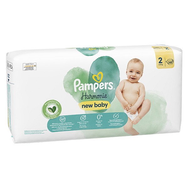 PAMPERS Premium protection taille 2 (4-8kg) 54 couches pas cher 