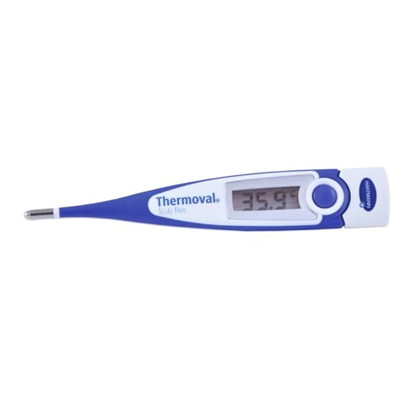 Thermomètre numérique pour adultes et enfants - Facile à utiliser -  Thermomètre corporel flexible avec 25 sondes cliniques