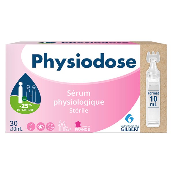 Gilbert Physiodose Serum Physiologique Sterile 40x 5ml