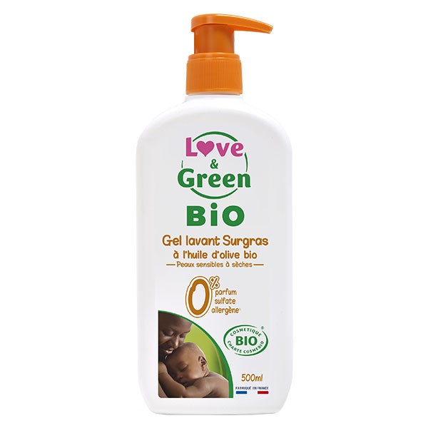 Gel lavant corps et cheveux Bio - Love & Green