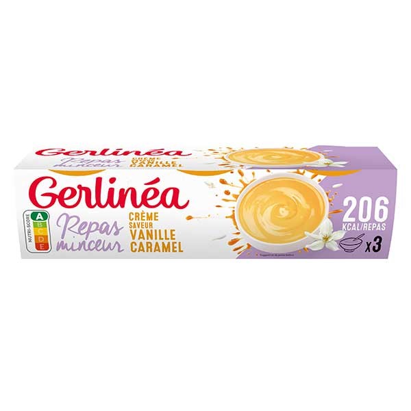 GERLINEA Gerlinéa REPAS COMPLET - Boîtes de crème x3 chocolat