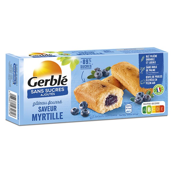 Gerble Gateaux vanille sans sucres 