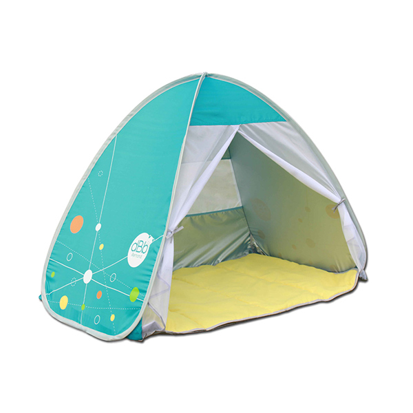 dBb Remond Grande Tente Pop Up anti UV Jaune Turquoise