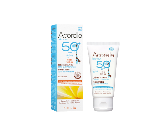 Crème Solaire Bio SPF50+ Acorelle Nature Sun Bébé