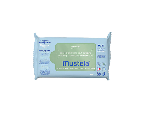 Mustela Lingettes Nettoyantes Apaisantes 60 lingettes