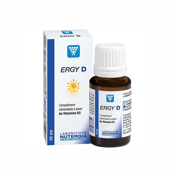 Ergy D Nutergia - Complément alimentaire à base de vitamine D