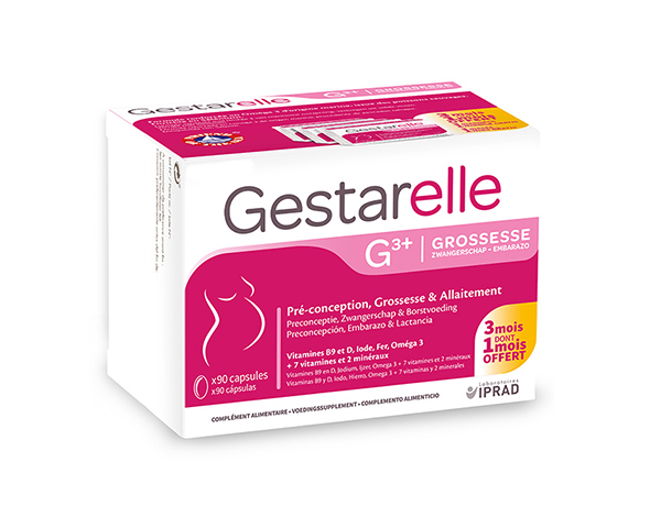 Gestarelle G3+ Pré-Conception Grossesse Allaitement 90 capsules
