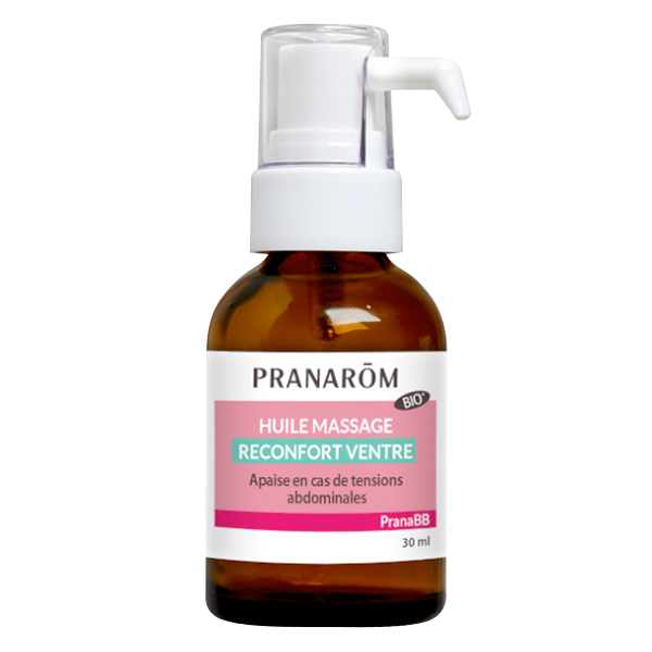 Pranarom PranaBB huile de Massage Réconfort Ventre Bio 30ml