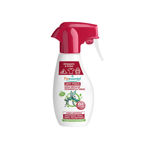 Spray Répulsif anti moustique Vêtements et Tissus Pure Essentiel