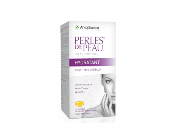 Arkopharma Perles De Peau Hydratant Huile Bourrache & Onagre 200 capsules