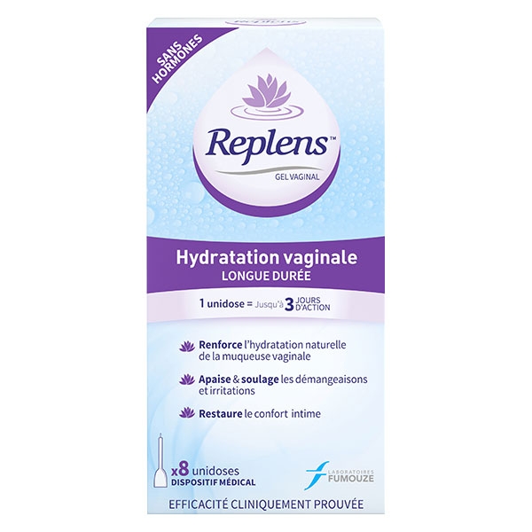Replens Gel Vaginal 8 Applicateurs