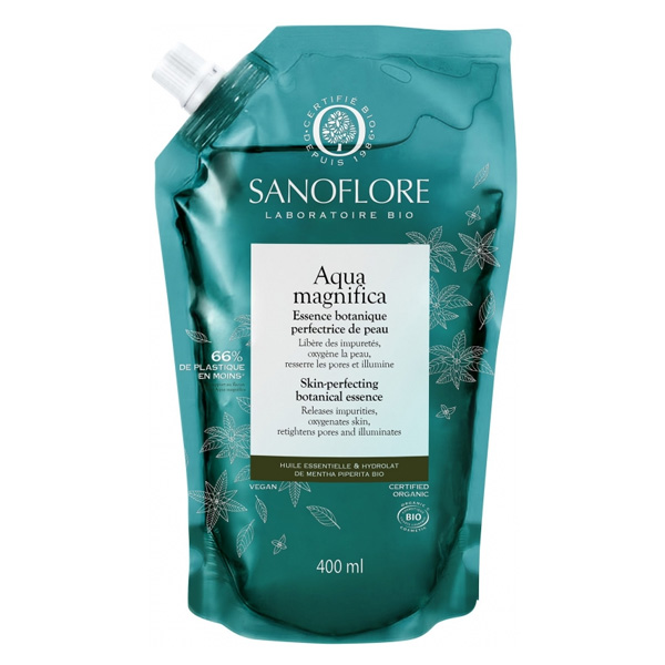 Sanoflore Aqua Magnifica Essence Botanique Visage Anti-Imperfections Recharge Bio 400ml